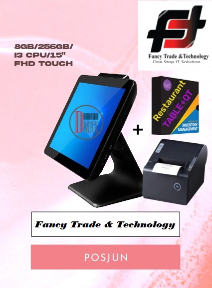POS Terminal Touch screen With Software & Printer