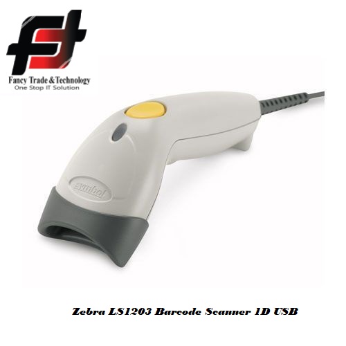 Zebra LS1203 Barcode Scanner 1D USB